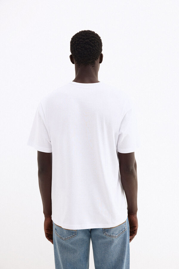 Pedro del Hierro Camiseta logo Blanco