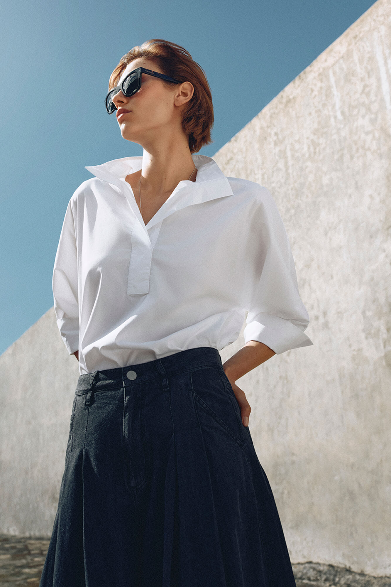 Pedro del Hierro Camisa lisa amplia