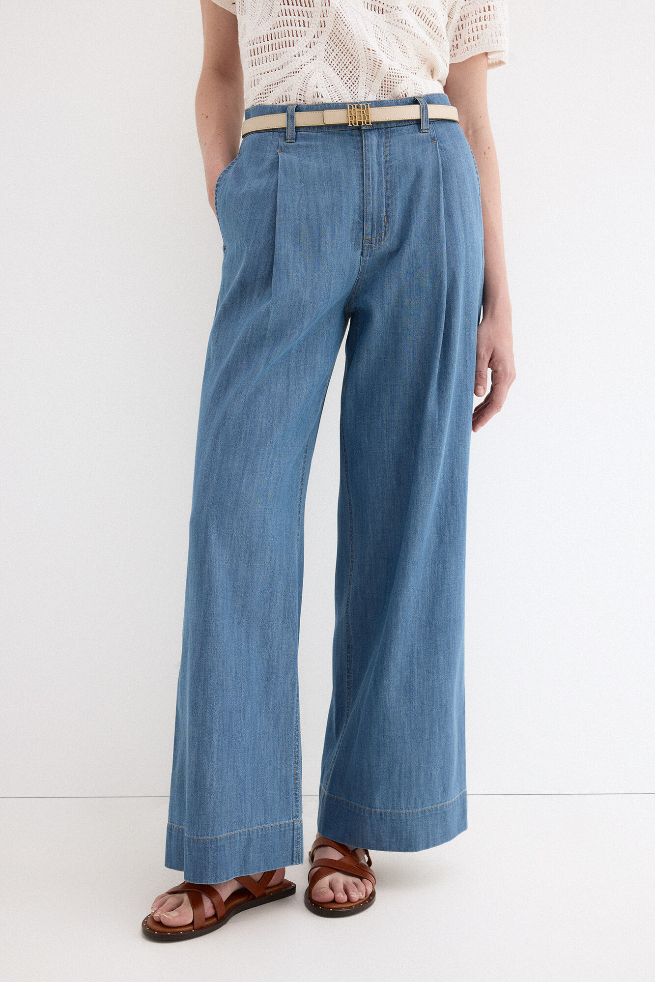 Pedro del Hierro Jeans wide leg classic