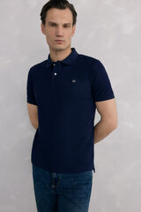 Pedro del Hierro Polo b&aacute;sico piqu&eacute; Azul