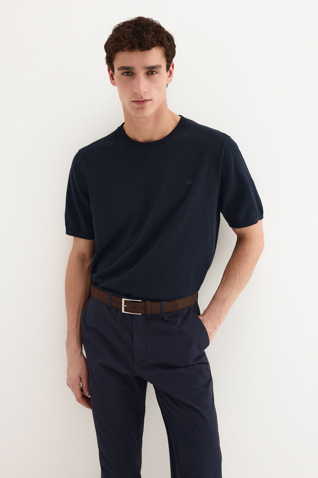 Pedro del Hierro Camiseta jersey premium manga corta algod&oacute;n