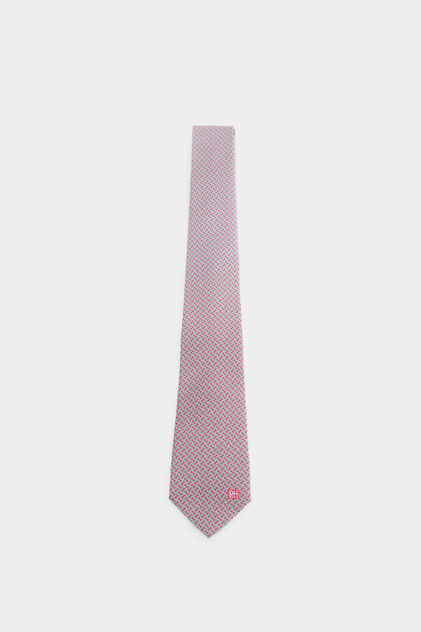 Pedro del Hierro Corbata seda natural Rojo