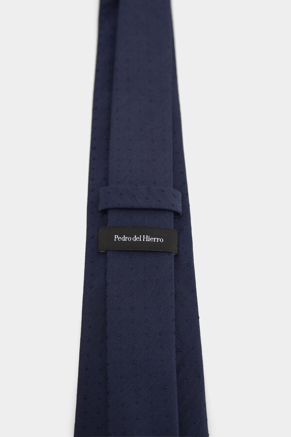 Pedro del Hierro Corbata seda natural Azul