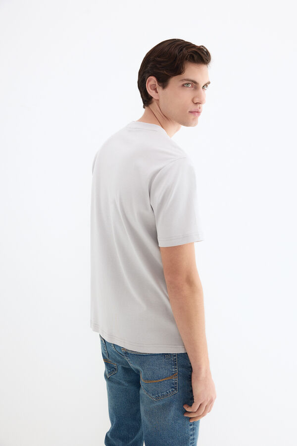 Pedro del Hierro Camiseta mercerizada Gris