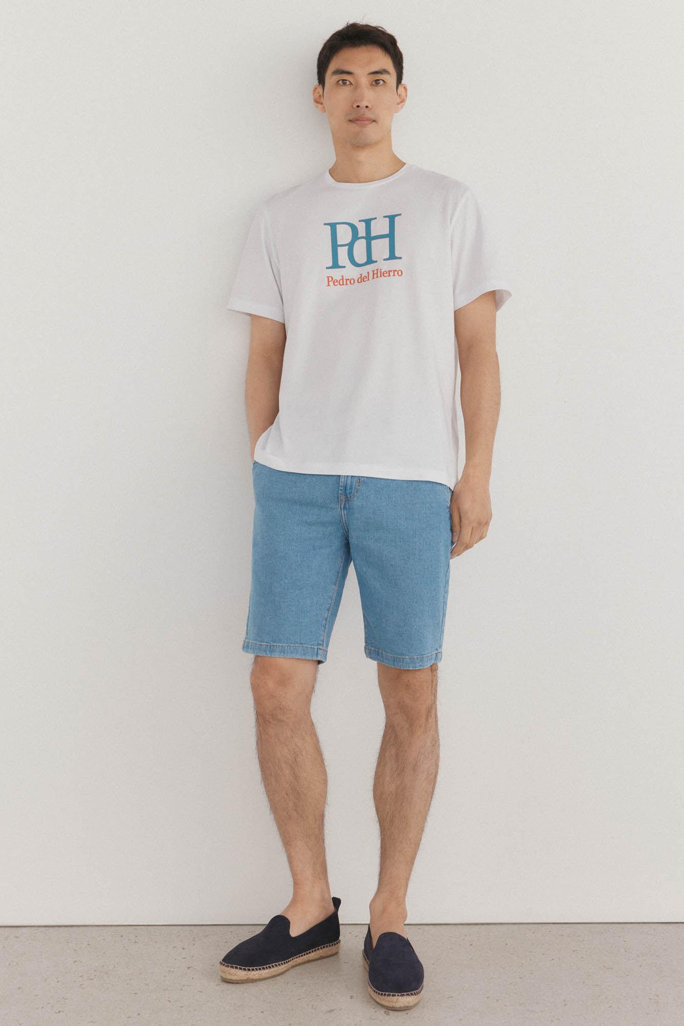 Pedro del Hierro Bermuda denim regular fit