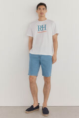Pedro del Hierro Bermudas denim regular fit Azul