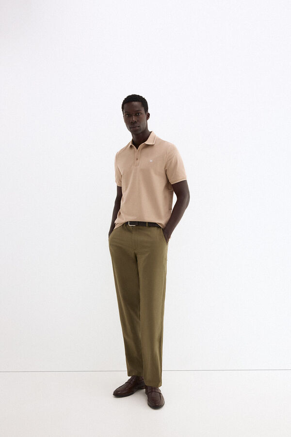 Pedro del Hierro Polo tips Beige