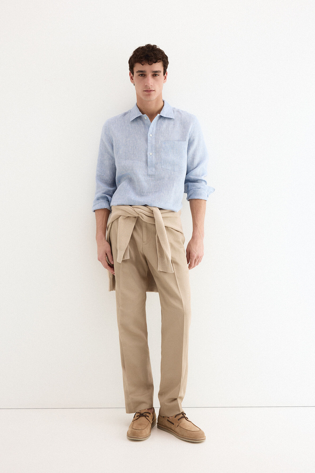 Pedro del Hierro Polera lino lisa