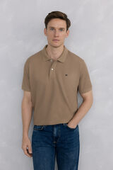 Pedro del Hierro Polo b&aacute;sico piqu&eacute; Beige