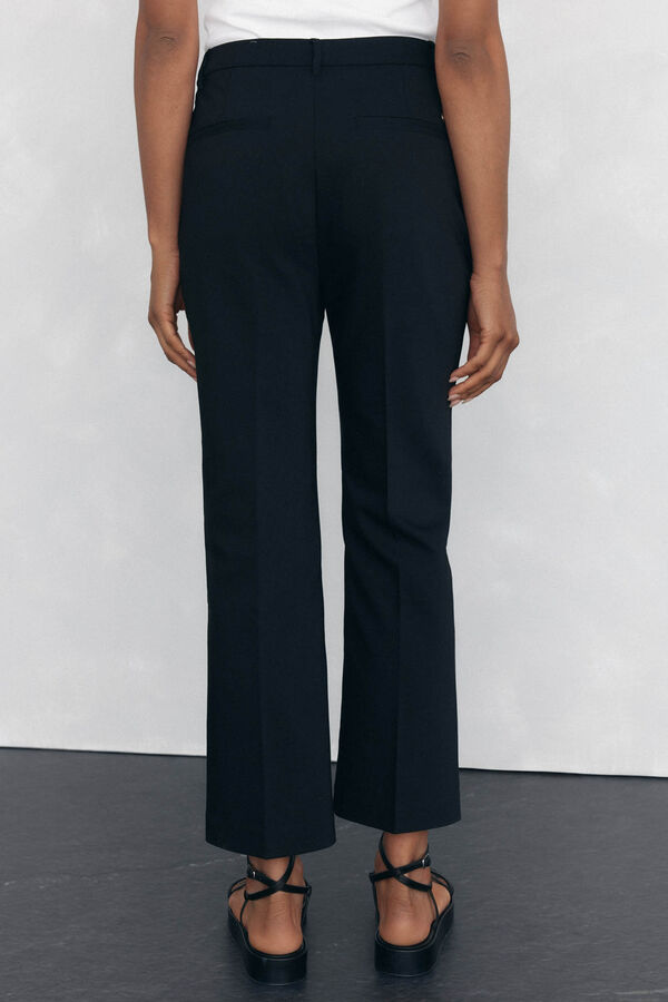 Pedro del Hierro Pantalones rectos cl&aacute;sicos Negro