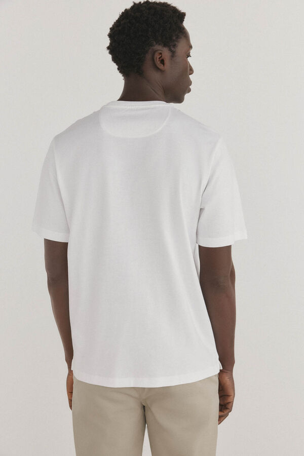 Pedro del Hierro Camiseta b&aacute;sica Blanco