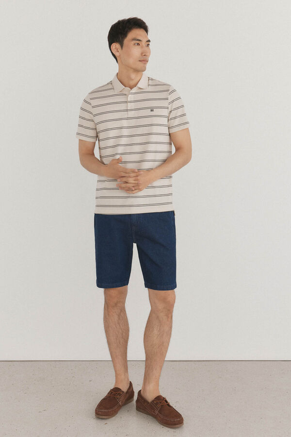 Pedro del Hierro Bermudas denim regular fit Azul