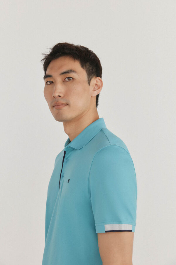 Pedro del Hierro Polo pu&ntilde;os contraste Turquesa