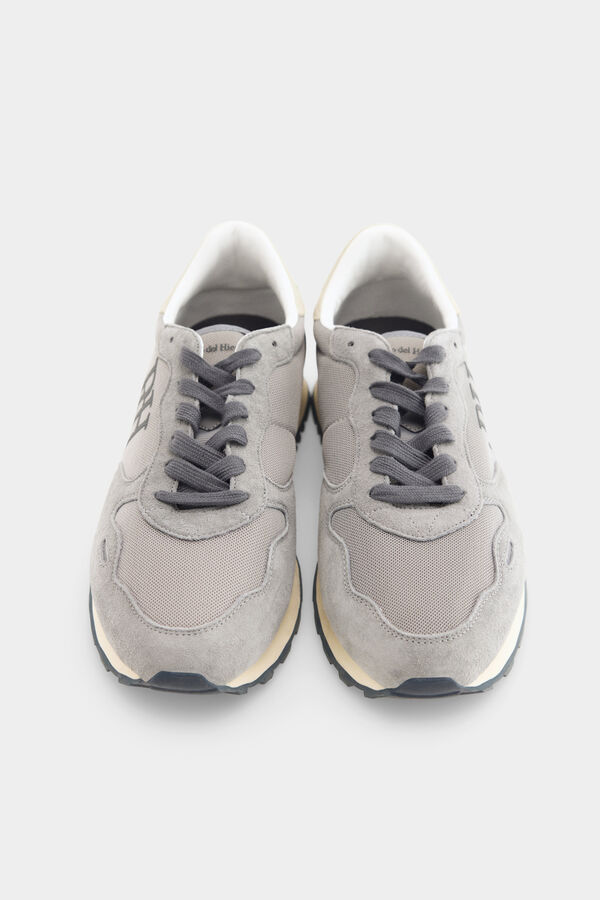 Pedro del Hierro Zapatilla piel y textil Gris