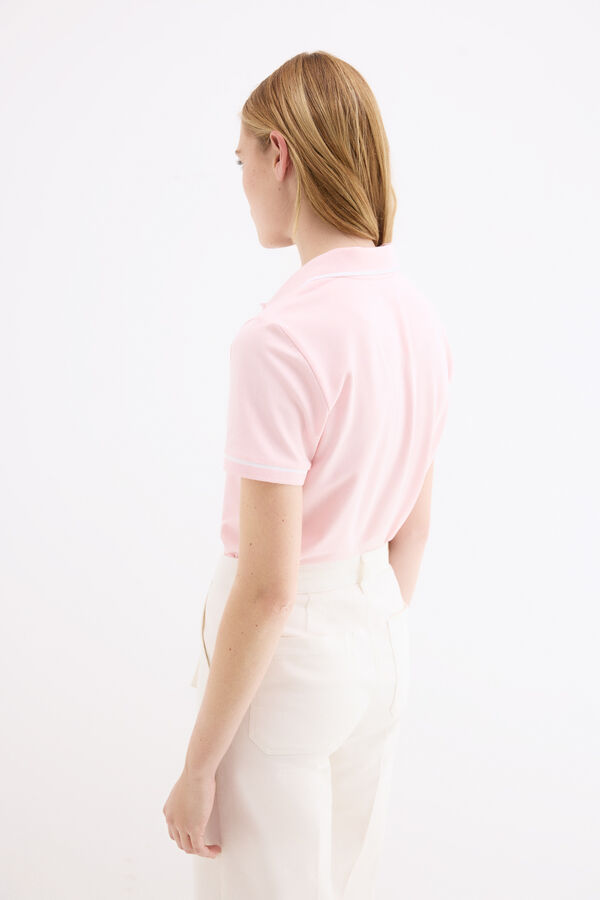 Pedro del Hierro Polo manga corta Rosa