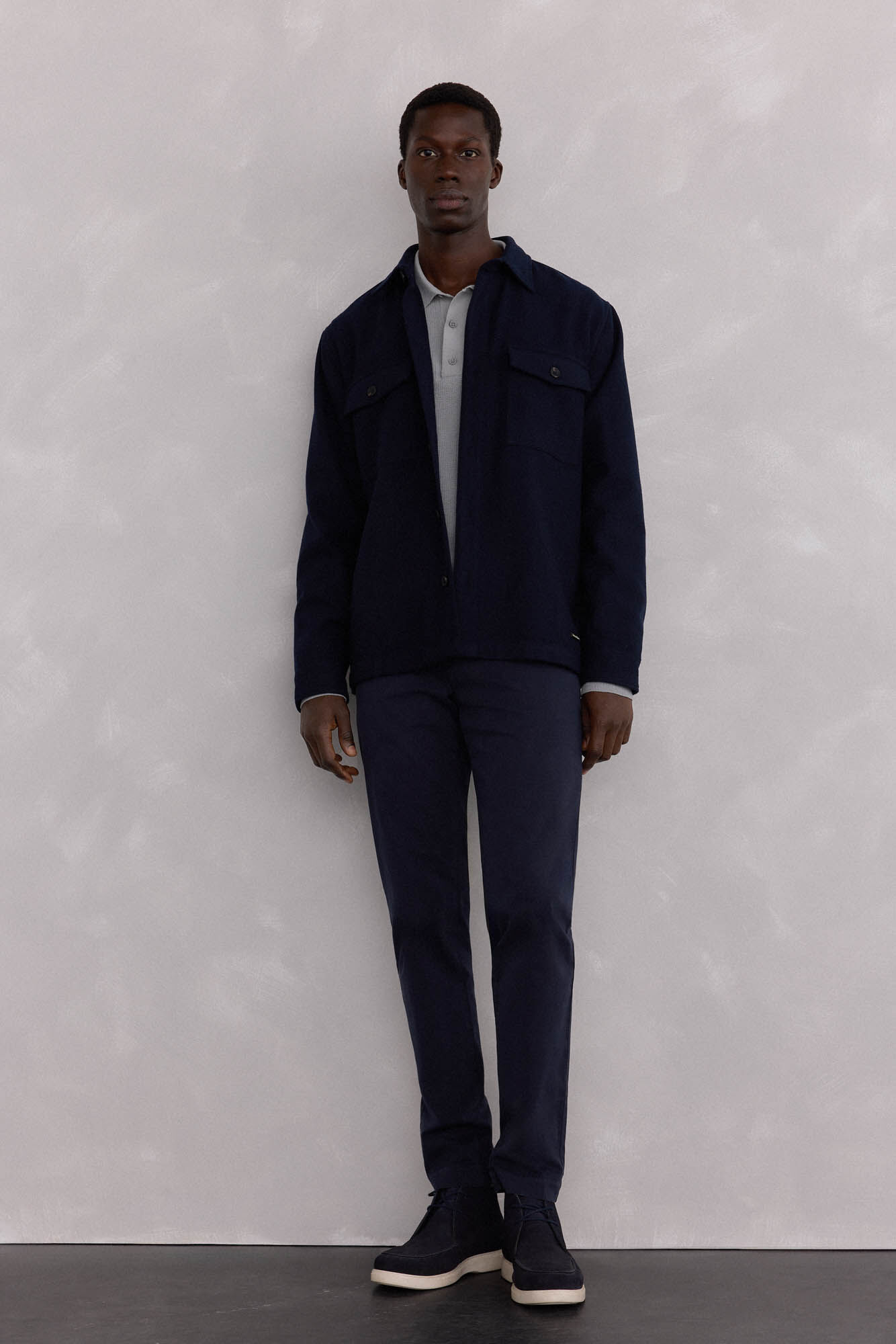 Pedro del Hierro Sobrecamisa lana lisa