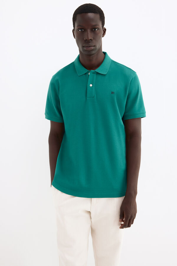 Pedro del Hierro Polo b&aacute;sico piqu&eacute; Verde