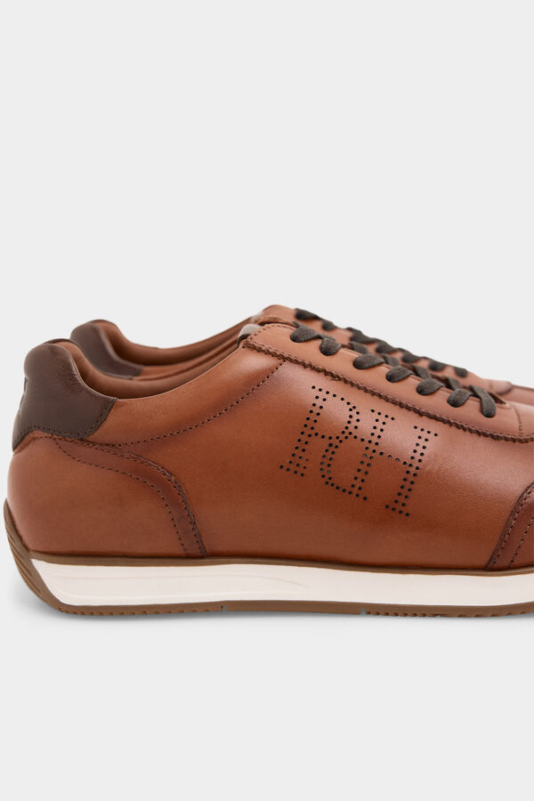 Pedro del Hierro Zapatilla icono piso goma Marr&oacute;n