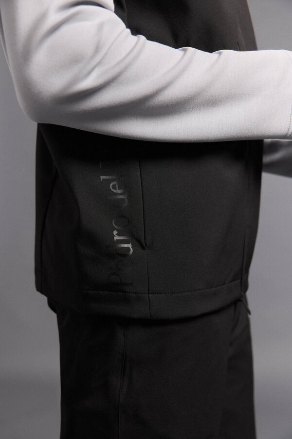 Pedro del Hierro Chaleco liso golf Negro