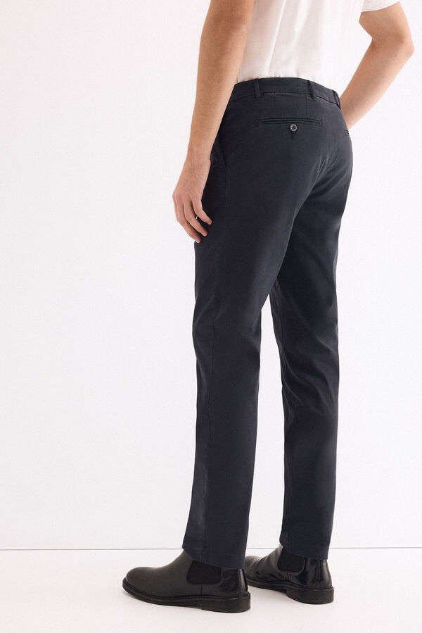 Pedro del Hierro Pantal&oacute;n chino slim fit Azul