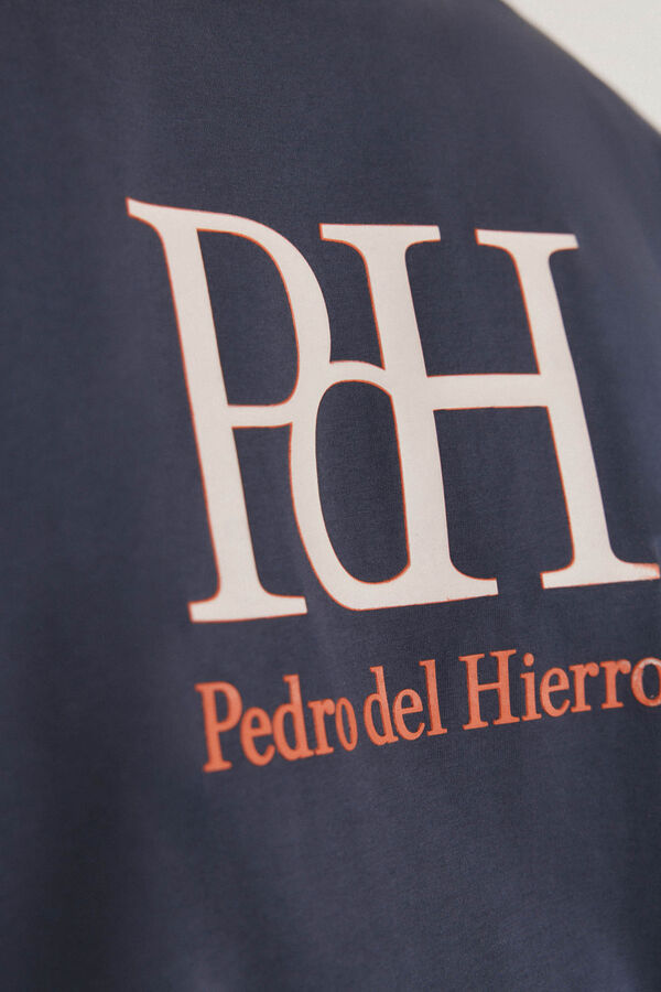 Pedro del Hierro Playera con logo Azul
