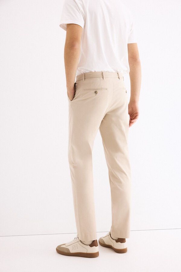 Pedro del Hierro Pantal&oacute;n chino regular fit Beige