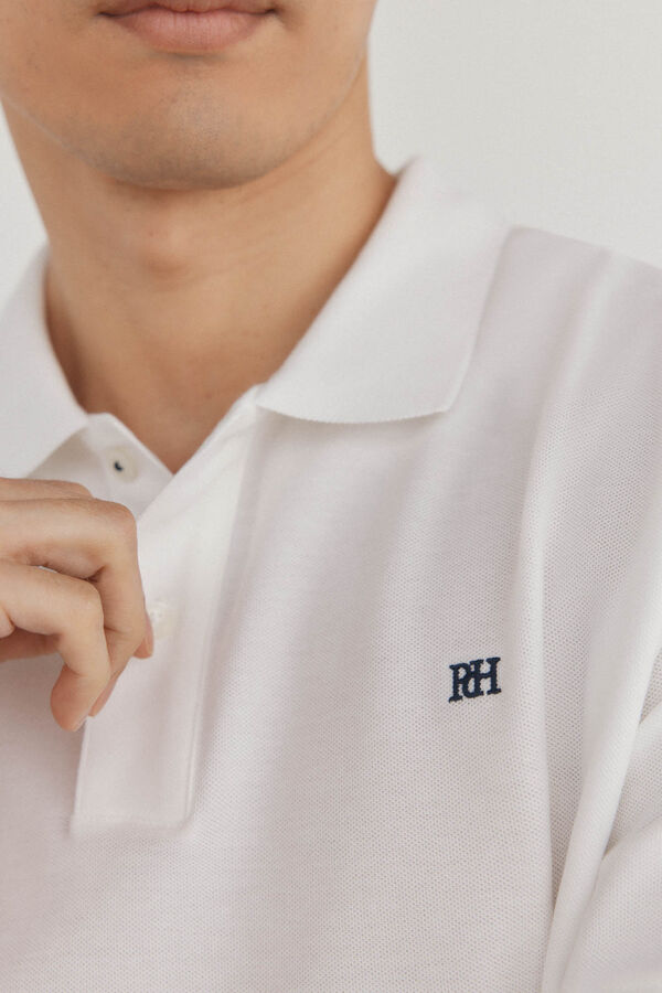 Pedro del Hierro Polo b&aacute;sico piqu&eacute; Crudo