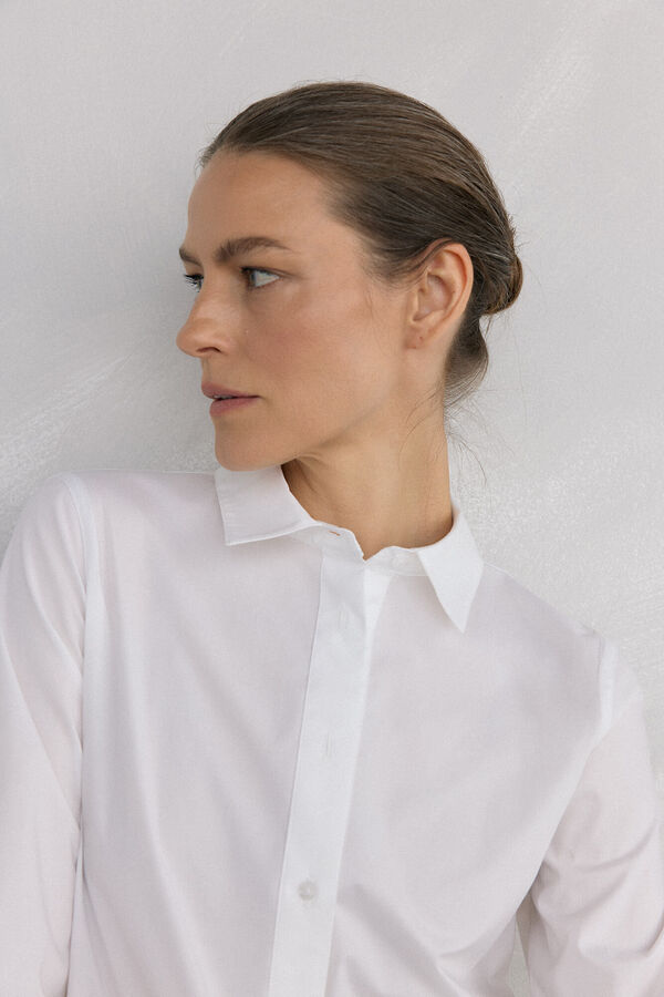 Pedro del Hierro Camisa b&aacute;sica de f&aacute;cil planchado Blanco