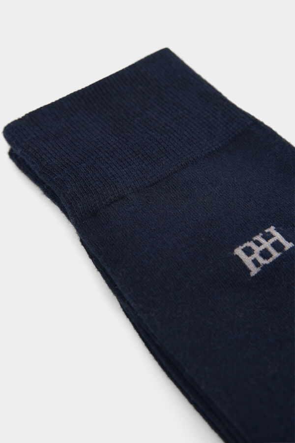 Pedro del Hierro Calcet&iacute;n liso sport Azul