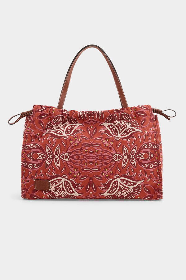 Pedro del Hierro Bolsa de hombro estampada Beige
