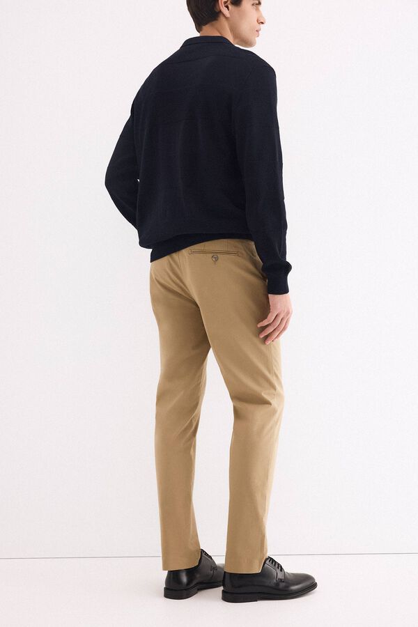 Pedro del Hierro Pantal&oacute;n chino regular fit Beige