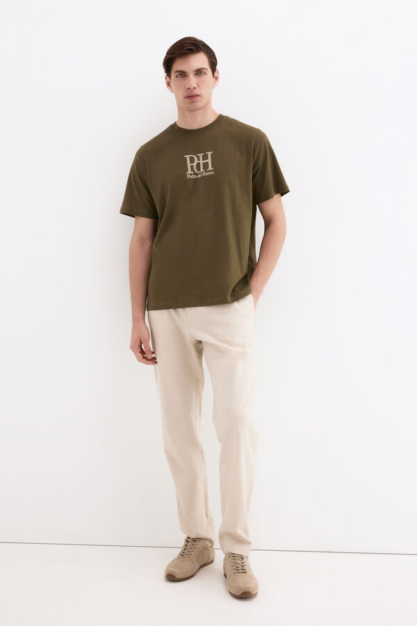Pedro del Hierro Camiseta logo Verde