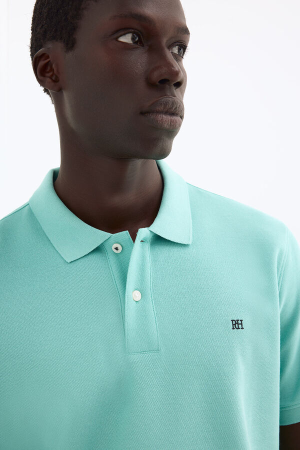 Pedro del Hierro Polo b&aacute;sico piqu&eacute; Verde