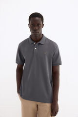 Pedro del Hierro Polo b&aacute;sico piqu&eacute; Gris