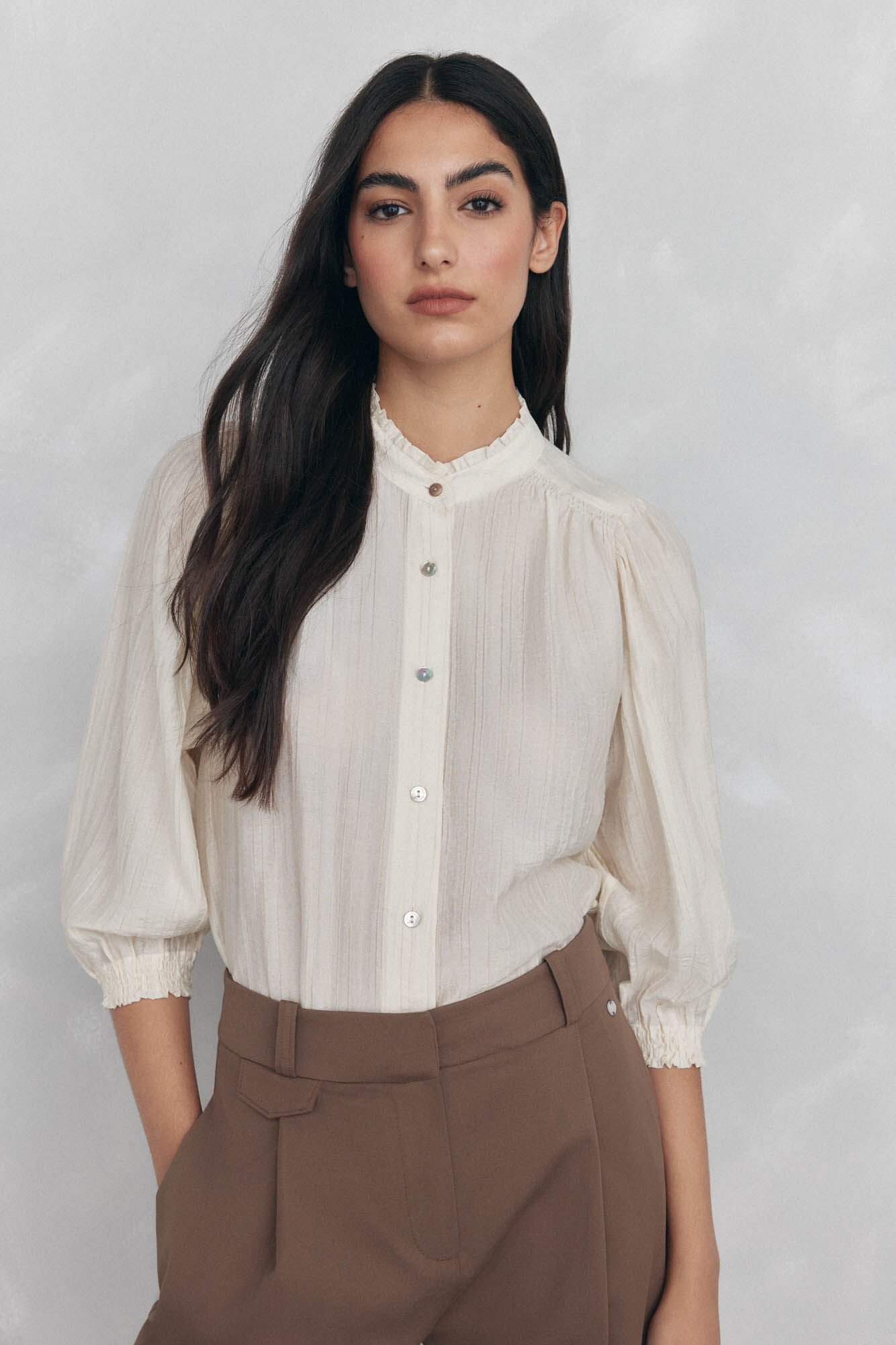 Pedro del Hierro Blusa holgada lisa