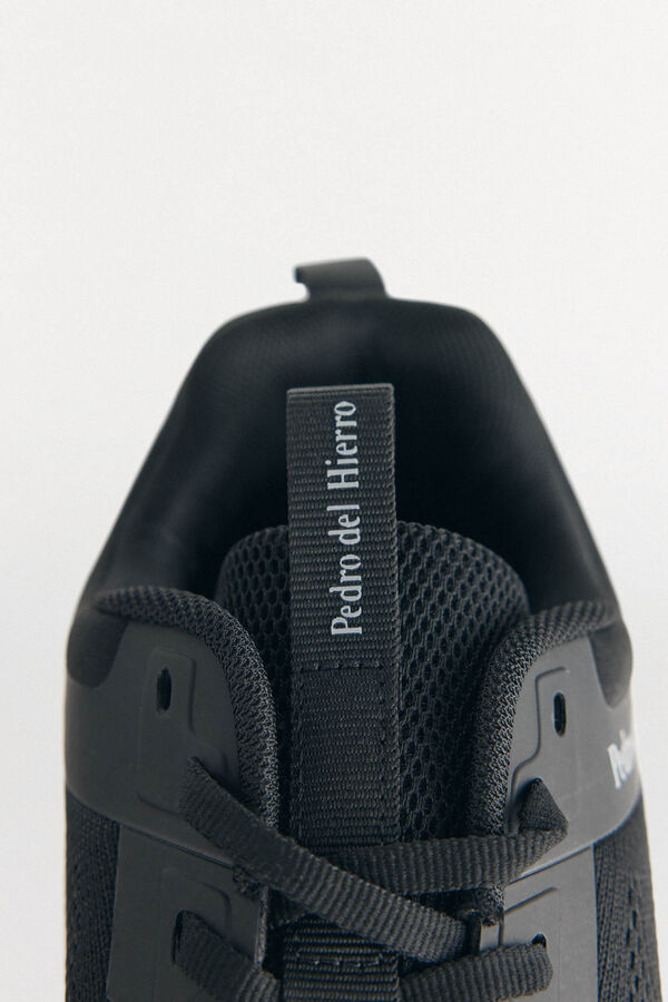 Pedro del Hierro Tenis textil con cordones Negro
