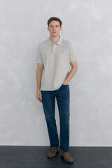 Pedro del Hierro Polo b&aacute;sico piqu&eacute; Gris
