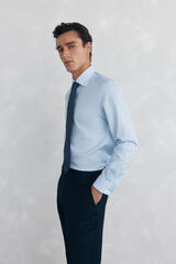 Pedro del Hierro Camisa pu&ntilde;o gemelos non iron + antimanchas Azul