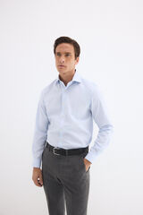 Pedro del Hierro Camisa vestir rayas non iron + antimanchas Azul