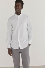 Pedro del Hierro Camisa de cuadros non iron + antimanchas Blanco