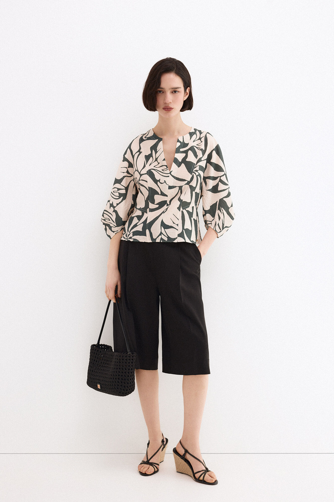 Pedro del Hierro Bolsa de hombro trenzada