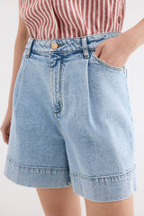 Pedro del Hierro Short de mezclilla Azul