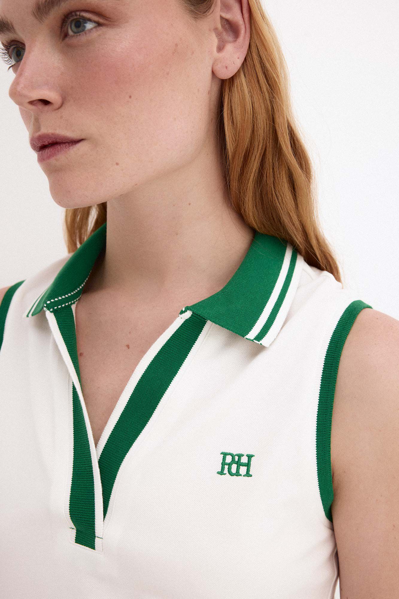 Pedro del Hierro Polo sin mangas contrastes
