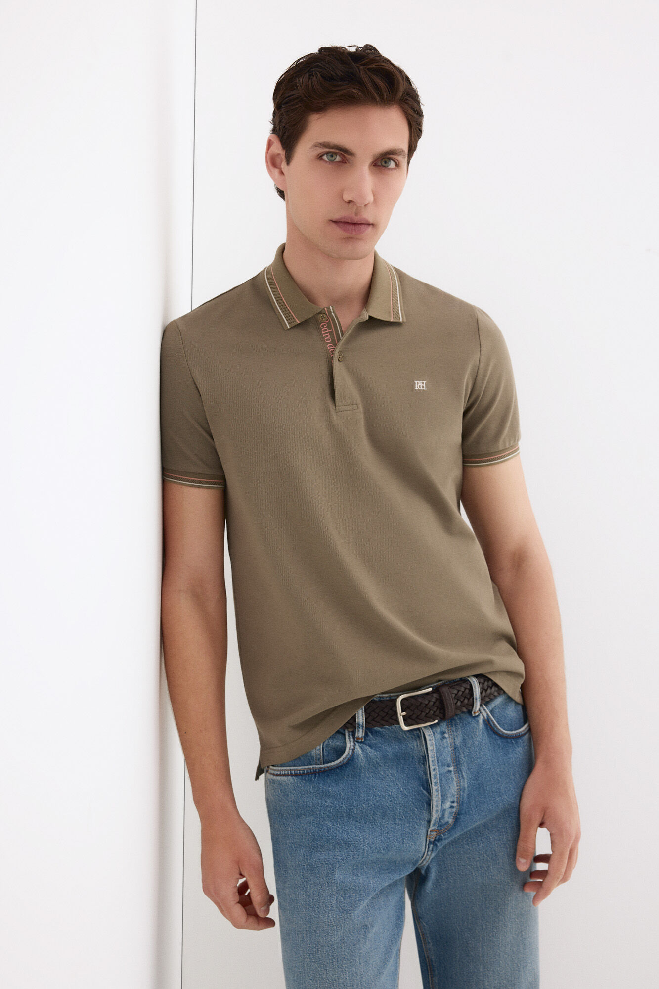 Pedro del Hierro Polo tips jacquard