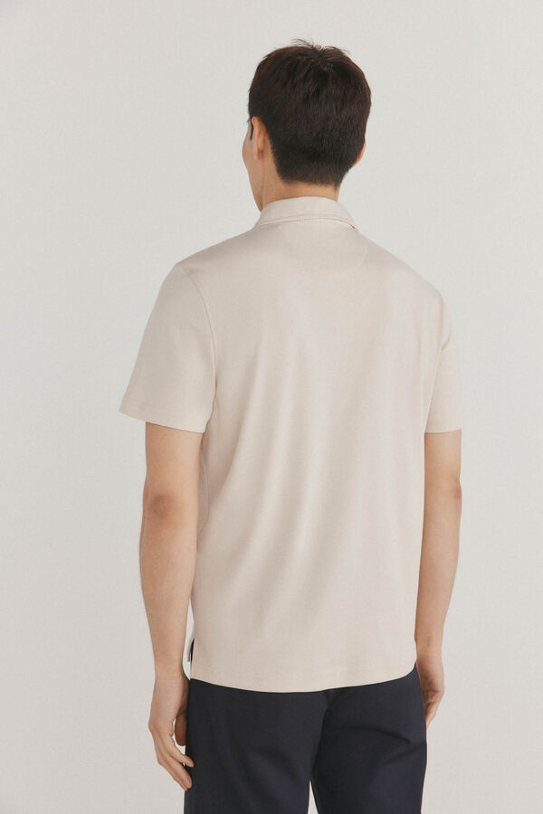 Pedro del Hierro Polo mercerizado Beige