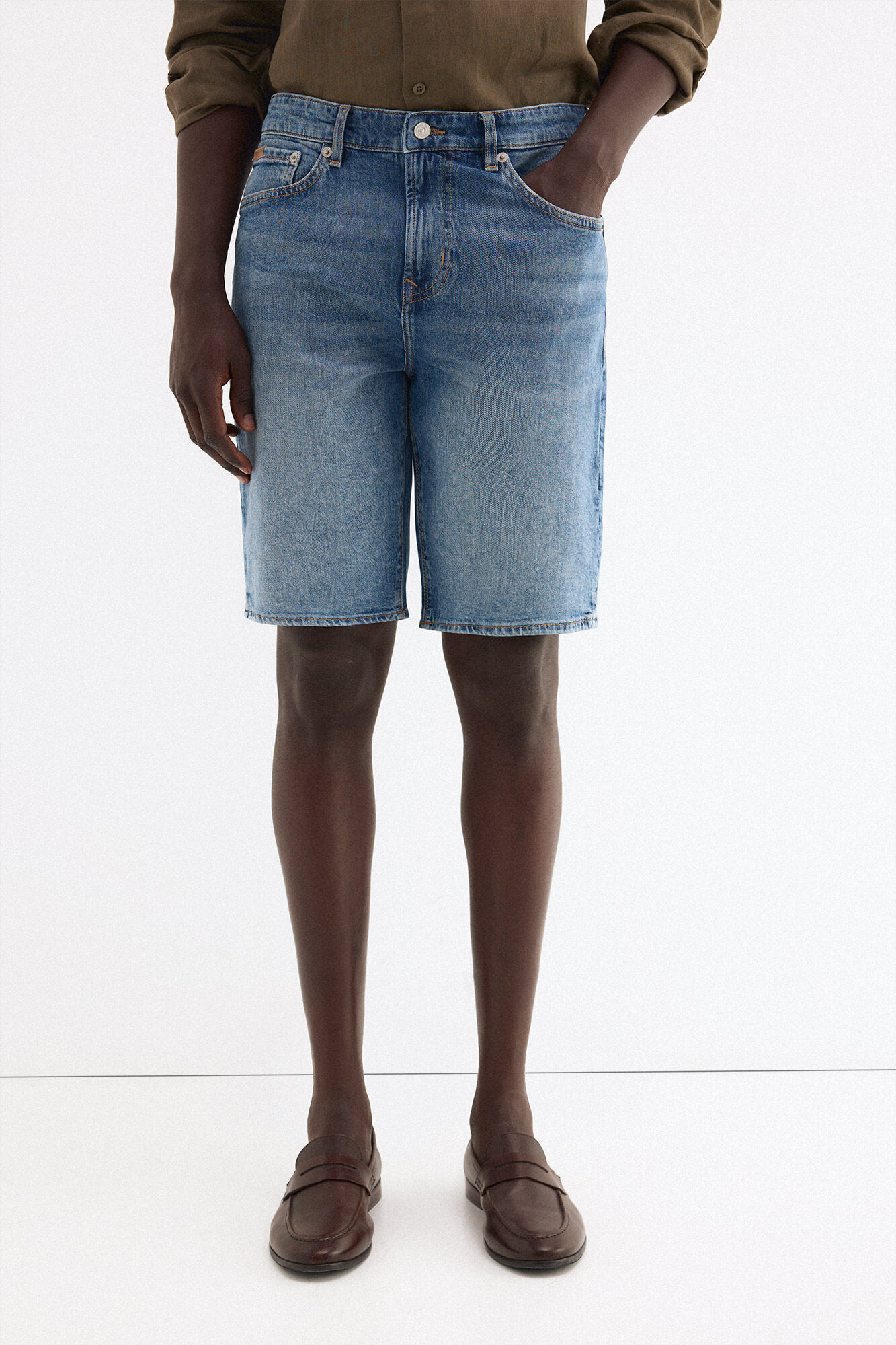 Pedro del Hierro Bermuda denim regular