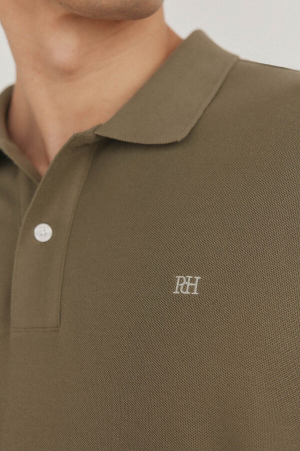 Pedro del Hierro Polo b&aacute;sico piqu&eacute; Verde