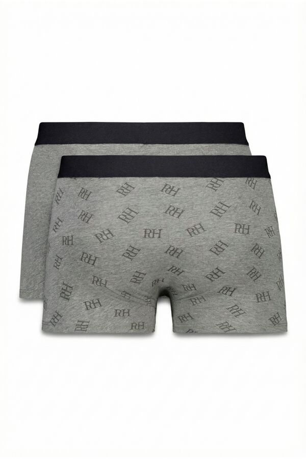 Pedro del Hierro Pack 2 boxer punto Gris