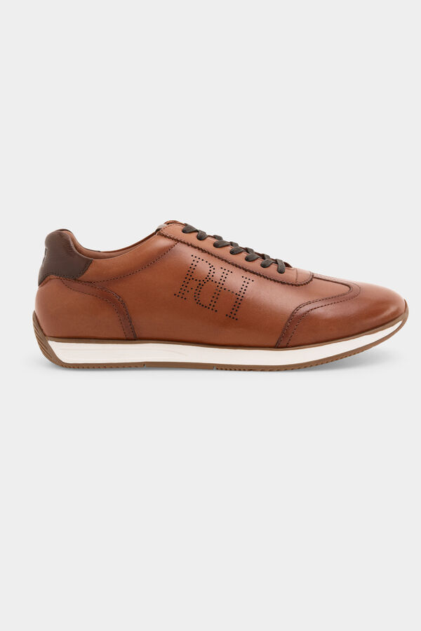 Pedro del Hierro Zapatilla icono piso goma Marr&oacute;n