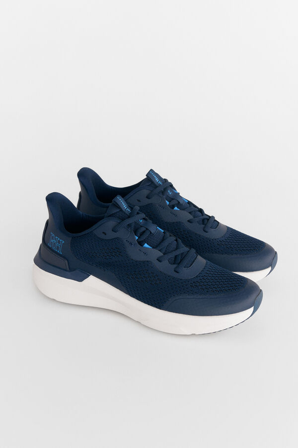 Pedro del Hierro Zapatilla textil cordones Azul